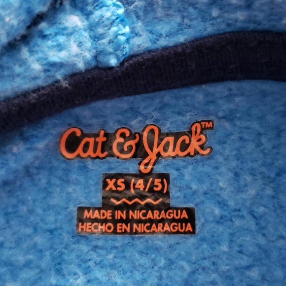 Lot of 2 - Boys Blue Cat & Jack Hoodie Bundle - Picture 8 of 10